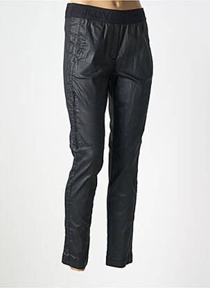 Jegging tissage enduit taille normale noir ZERRES femme