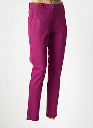 Jegging tissage denim taille normale violet EAST DRIVE femme