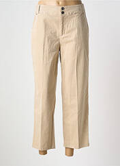 Pantalon large beige fonce STREET ONE pour femme seconde vue