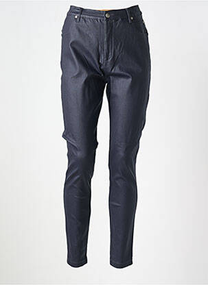 Pantalon slim bleu MARBLE pour femme