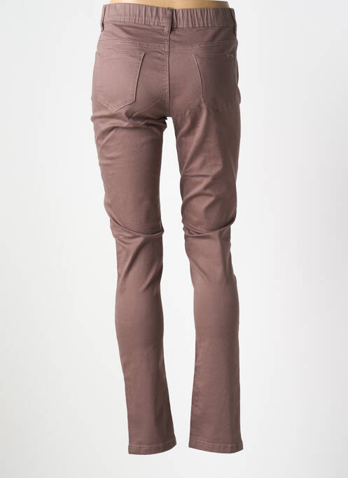 Jegging tissage denim taille normale marron GRIFFON femme