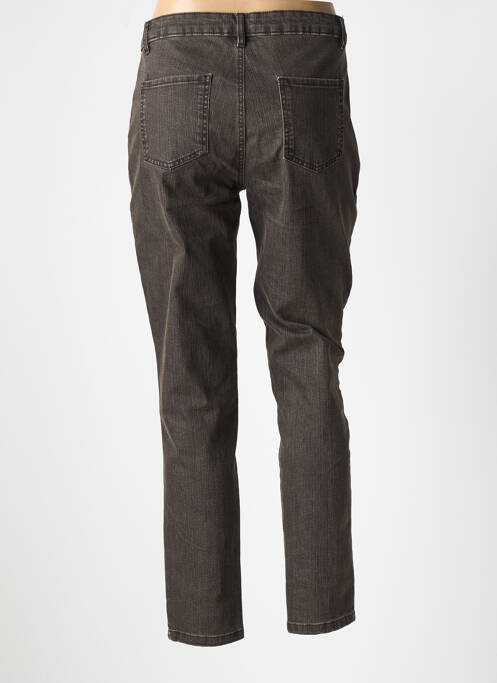 Jeans coupe slim marron FUEGO WOMAN pour femme