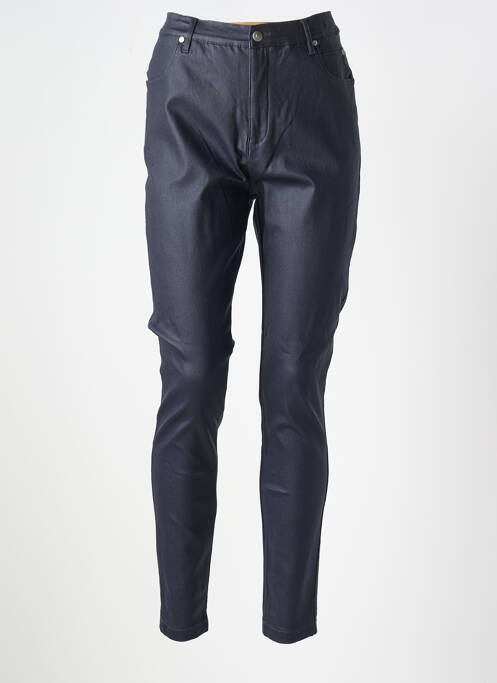 Pantalon slim bleu MARBLE pour femme