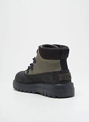 Baskets fermeture elastique talon de 4 à 6cm noir HEY DUDE femme