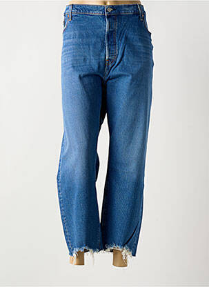 Jeans coupe large effet usé taille normale bleu LEVI'S femme