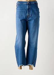 Jeans coupe large effet usé taille normale bleu LEVIS femme