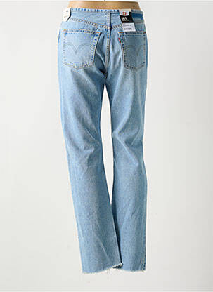 Jeans coupe droite effet usé délavé taille normale bleu LEVI'S femme