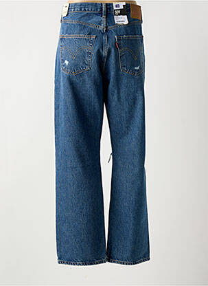 Jeans coupe large effet usé taille normale bleu LEVI'S femme