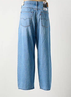 Jeans coupe large effet usé délavé taille normale bleu LEVI'S femme