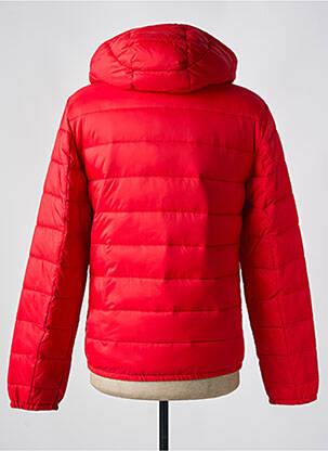 Doudoune poches a capuche rouge CELIO homme