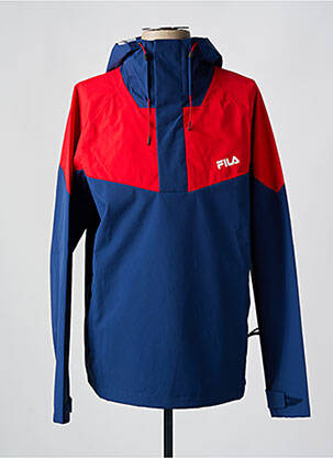 Imperméable poches a capuche bleu FILA homme