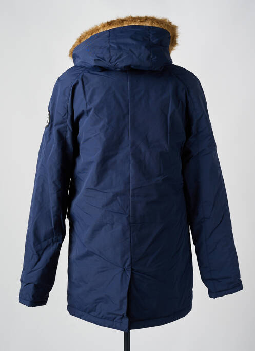 Parka finition intérieure doublure polaire a capuche bleu TED LAPIDUS homme