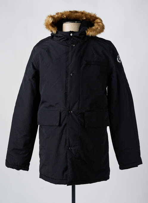 Parka finition intérieure doublure polaire a capuche noir TED LAPIDUS homme