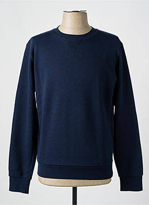 Sweat-shirt stretch manches longues bleu CELIO homme
