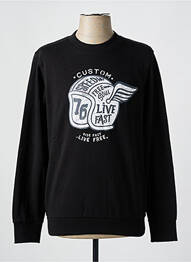 Sweat-shirt stretch manches longues noir CELIO homme