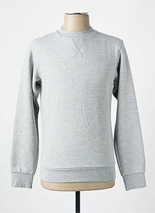 Sweat-shirt stretch manches longues gris CELIO homme
