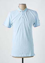 Polo stretch manches courtes bleu EDWEEN PEARSON homme