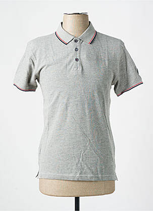 Polo tissage chiné manches courtes gris EDWEEN PEARSON homme