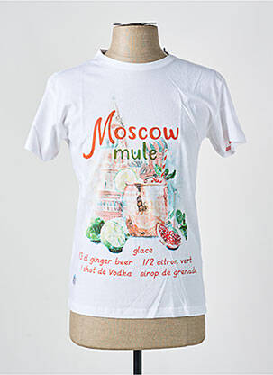 T-shirt coupe cintrée manches courtes blanc EDWEEN PEARSON homme