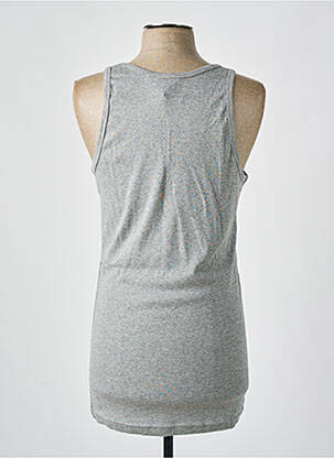Débardeur stretch sans manche gris REDSKINS homme