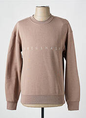 Sweat-shirt marron JACK & JONES pour homme seconde vue