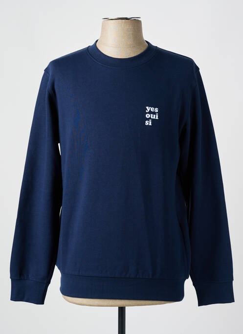 Sweat-shirt bleu CELIO pour homme