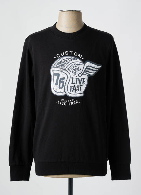 Sweat-shirt noir CELIO pour homme