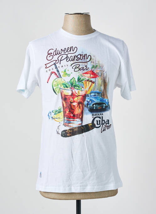 T-shirt blanc EDWEEN PEARSON pour homme
