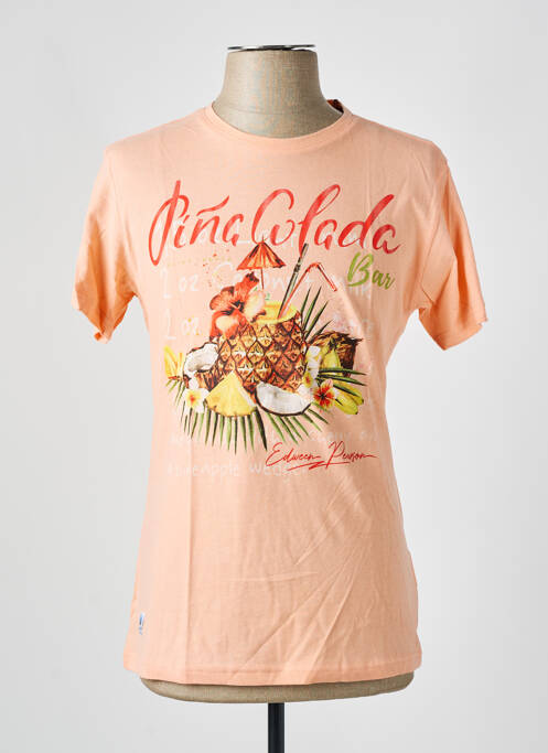 T-shirt orange EDWEEN PEARSON pour homme