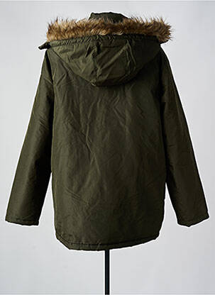 Doudoune manches longues a capuche vert JACK & JONES homme