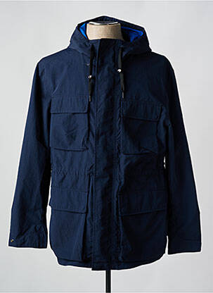Parka manches longues a capuche bleu TIMBERLAND homme