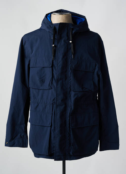 Parka manches longues a capuche bleu TIMBERLAND homme