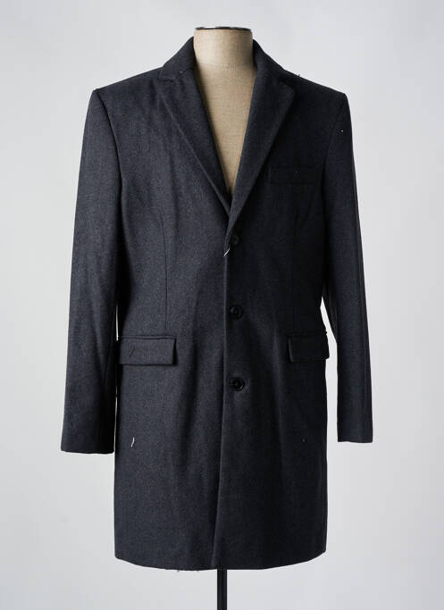 Manteau long gris CELIO pour homme