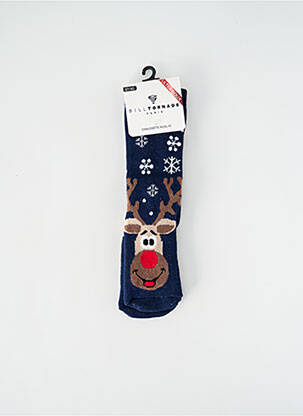 Chaussettes bleu BILLTORNADE pour enfant