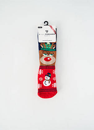 Chaussettes rouge BILLTORNADE pour enfant