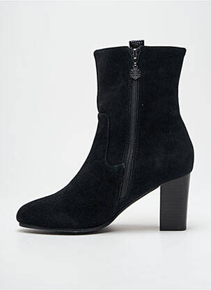 Bottines/boots nubuck talon de 7 à 9cm noir EMILIE KARSTON femme