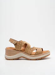 Sandales/Nu pieds beige PAULA URBAN pour femme seconde vue