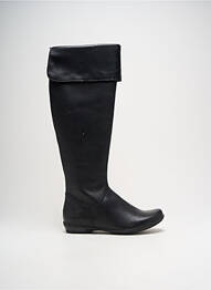 Bottes matière lisse talon plat jusqu'à 3cm noir MARCO TOZZI femme