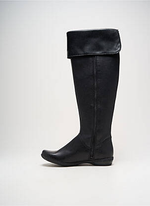 Bottes matière lisse talon plat jusqu'à 3cm noir MARCO TOZZI femme
