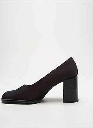 Escarpins bout carré talon de 7 à 9cm marron MADISON femme