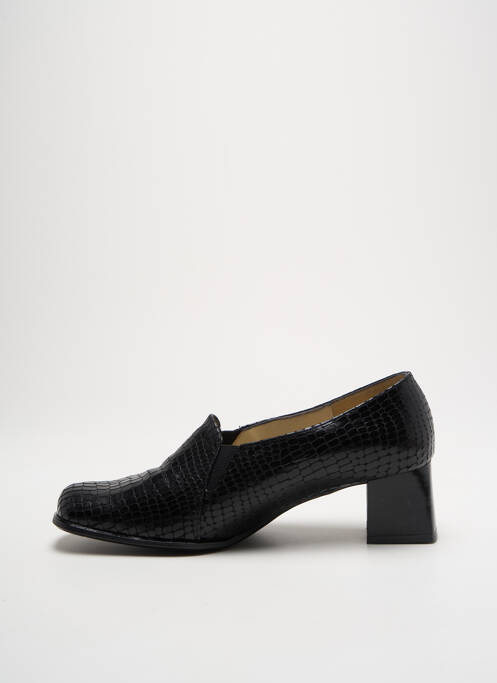 Mocassins noir J.METAYER pour femme