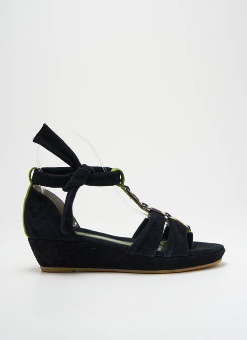 Sandales/nu pieds talon compensé talon de 4 à 6cm noir REGARD femme