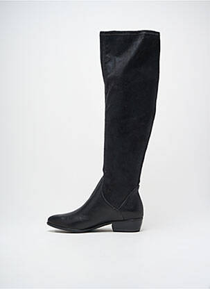 Cuissardes tissage satiné talon de 4 à 6cm noir TAMARIS femme