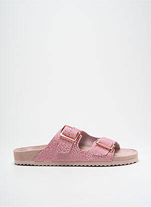 Mules/sabots voute plantaire talon plat jusqu'à 3cm rose COLORS OF CALIFORNIA femme