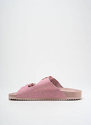 Mules/sabots voute plantaire talon plat jusqu'à 3cm rose COLORS OF CALIFORNIA femme