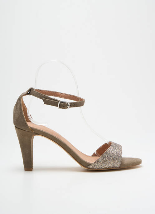 Sandales/Nu pieds vert VANESSA WU pour femme