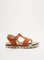 Sandales/Nu pieds orange BOPY pour fille seconde vue