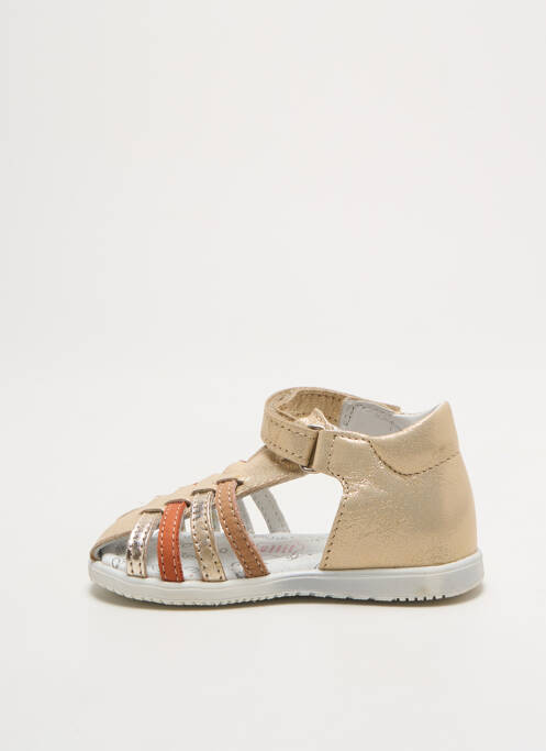 Sandales/Nu pieds or BOPY pour fille