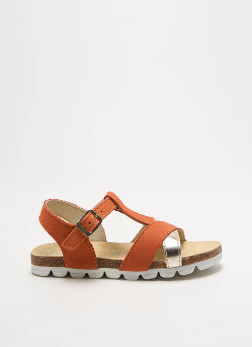 Sandales/Nu pieds orange BOPY pour fille
