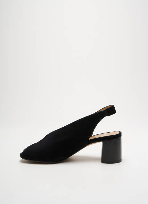 Sandales/nu pieds type de semelle amortissante talon de 4 à 6cm noir PERLATO femme